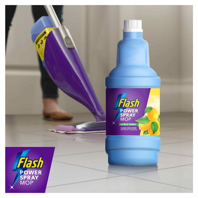 Flash Power Mop Refill Solution Citrus Fresh 1.25L - McGrocer