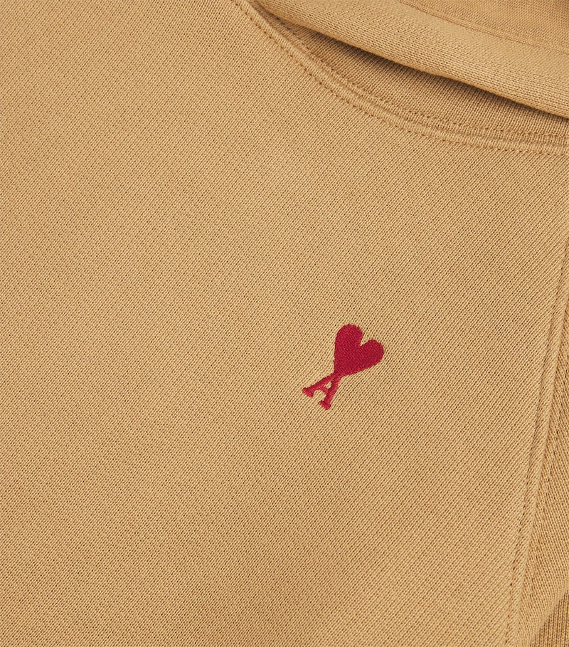 AMI Paris cotton hoodie with heart motif for children 4-12 years - British product