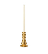 Aerin Large Gold-Plated Allette Ceramic Candle Holder 16cm