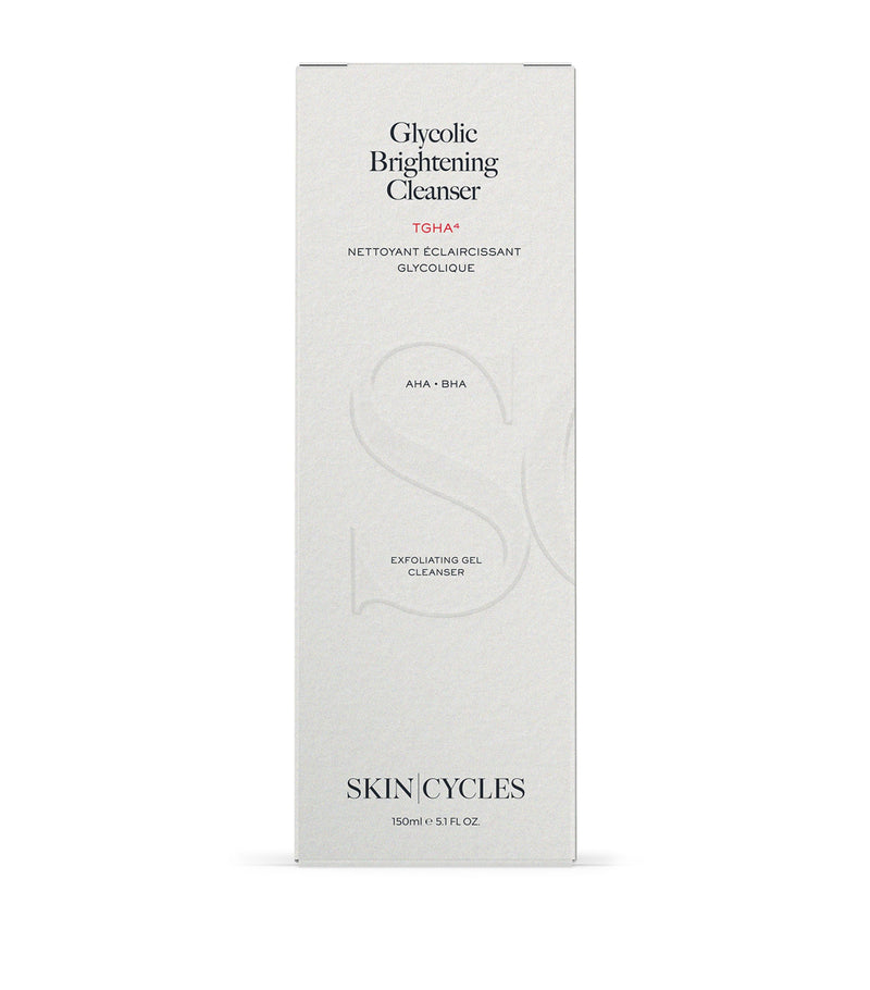 SKIN - CYCLES Glycolic Brightening Gel Cleanser 150ml (British brand)