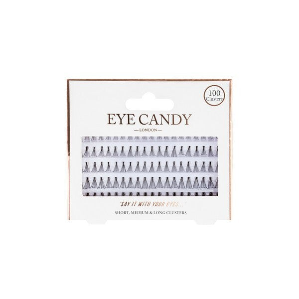 Eye Candy individual lashes 100 clusters - British product