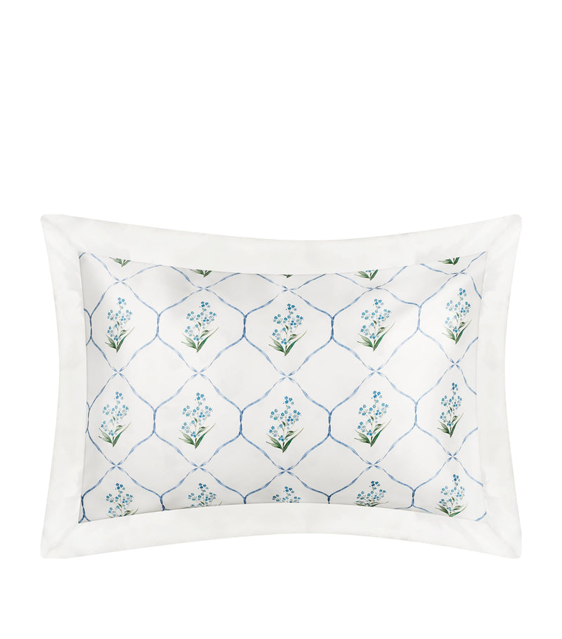 Gingerlily x Memo Press Silk Forget Me Not Pillowcase 50cm x 90cm, UK version