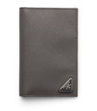 Prada Saffiano Leather Logo Passport Holder, imported from the UK