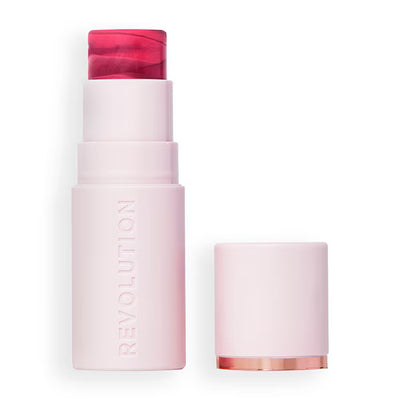 Revolution Skin Silk Blush Stick Berry Flush Face Makeup