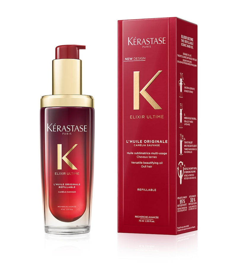 Kerastase Elixir Ultime Burgundy Rouge L'Huile Originale Hair Oil Limited Edition (75ml)