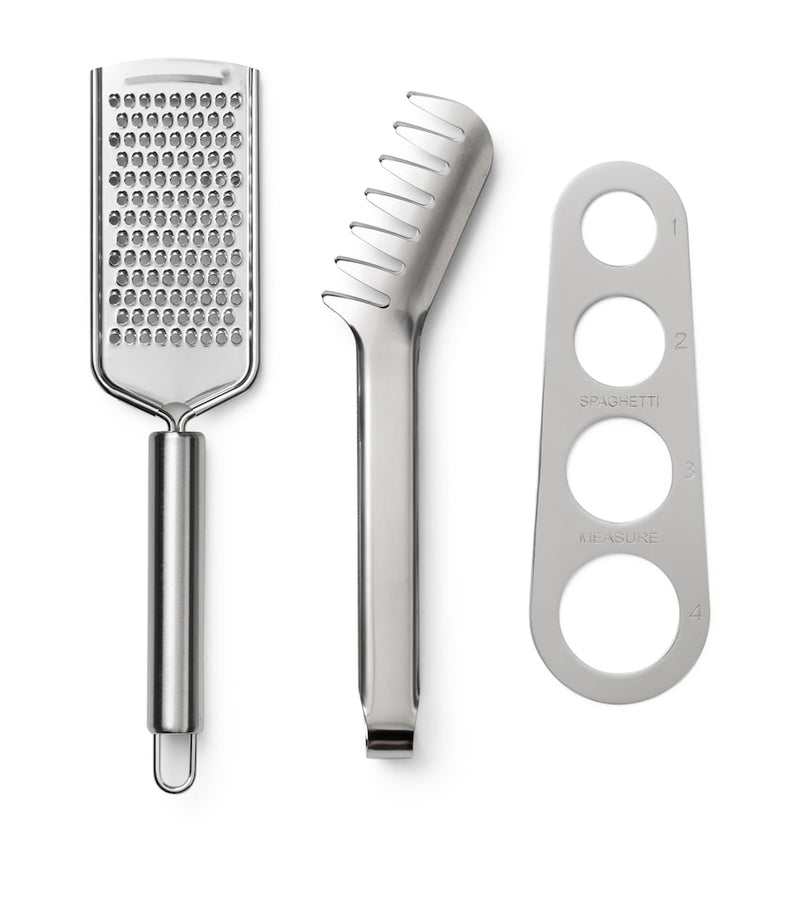 Printworks stainless steel pasta tool set, imported from the UK