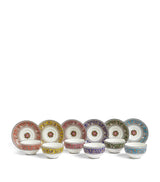 Wedgwood Set of 6 Florentine Tea Bowls and Saucers