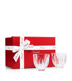 Baccarat set of 2 crystal glasses with 250ml capacity - British product