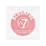 W7 Blushful Cream To Powder Blusher Vow Face Makeup