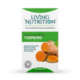 Living Nutrition Organic Fermented Turmeric Capsules 60