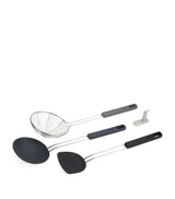 Space-Saving Stackable Utensil Set with Hook, 3-Piece
