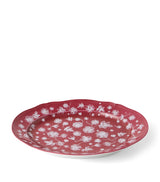 Porcelain Floral Serving Plate with Watercolour Motifs 29cm
