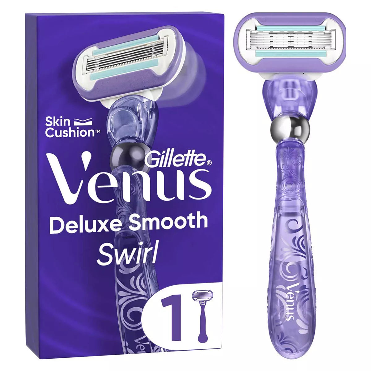 Venus Deluxe Smooth Swirl Razor- 1 Blade - McGrocer