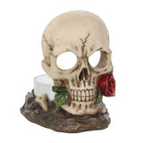 Something Different Skull Rose Tea Light Holder 7.5cm (British brand)