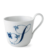 Royal Copenhagen Fluted Alphabet Porcelain Mug