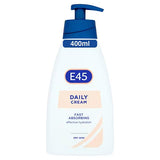 E45 Daily Moisturising Cream with Pump Body Cream 400ml