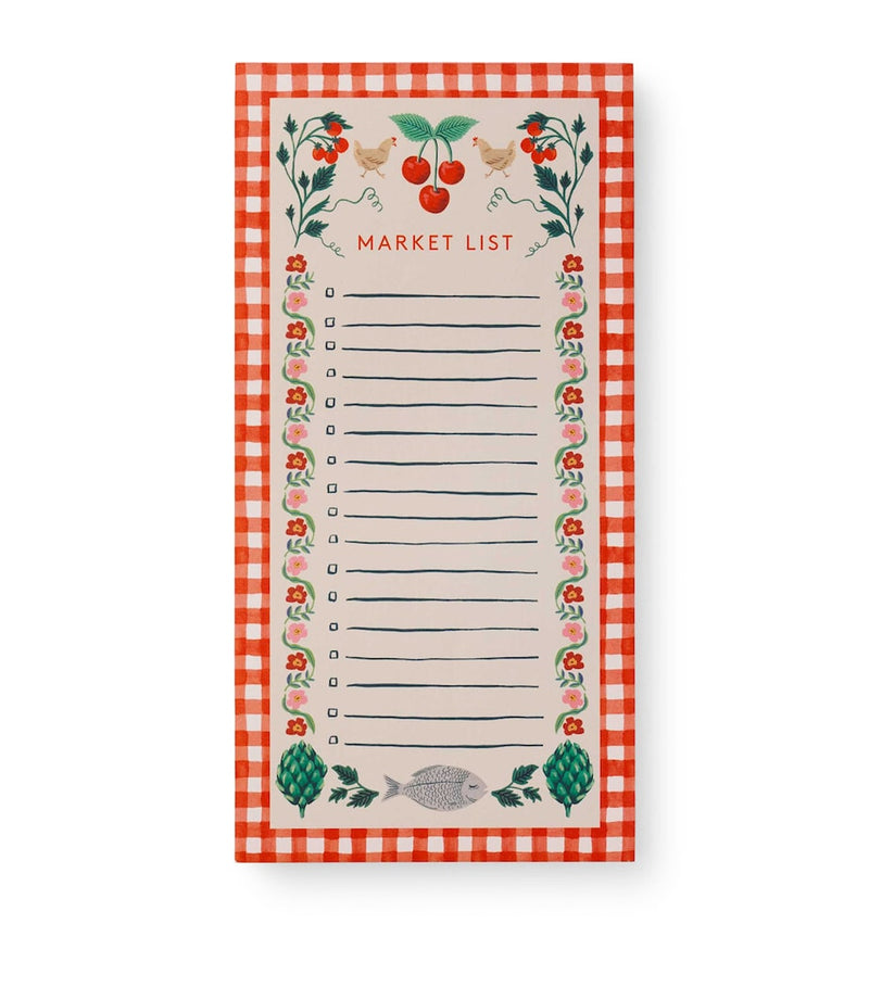 Rifle Paper Co. Cherry Farm magnetic shopping pad, imported from the UK