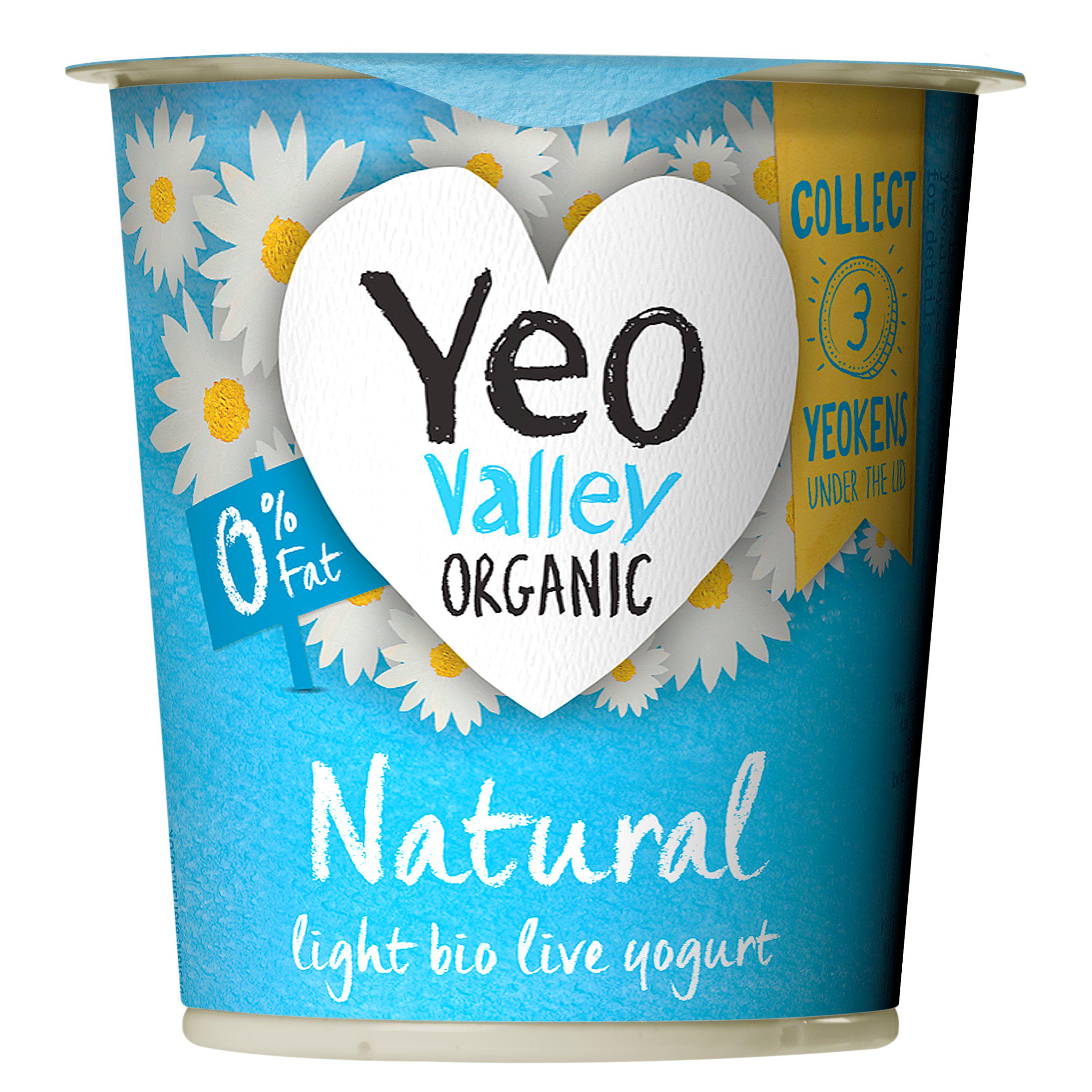 Yeo Valley Organic 0% Fat Natural Yogurt 150g GOODS Sainsburys