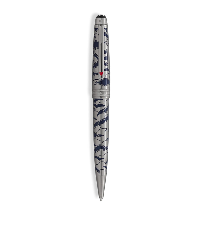 Montblanc ballpoint pen with Around the World design, midsize, imported from the UK