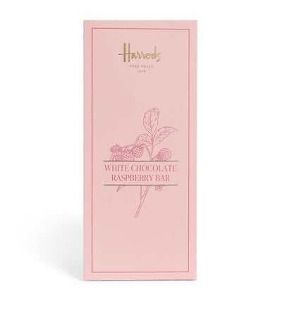 Harrods White Chocolate Raspberry Bar 80g