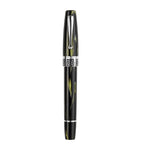 Montegrappa sterling silver-trim marbled celluloid rollerball pen 14cm, imported from the UK