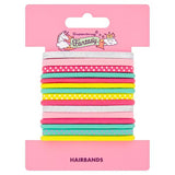 Fantasy Pastel Elastic Hair Bands 15 Pack