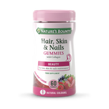 Nature's Bounty Hair Skin and Nails with Biotin Gummies 60 Count