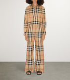 Burberry cotton check trousers - British product