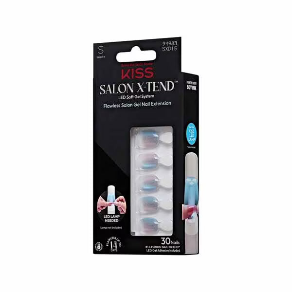 Kiss Salon X-Tend Gel Nail Kit Changed 30 count - British product