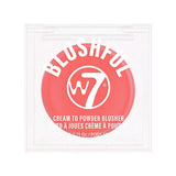 W7 Blushful Cream To Powder Blusher Fiery 6g