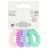 Superdrug Studio Coloured Spiral Hair Bands x 4 GOODS Superdrug