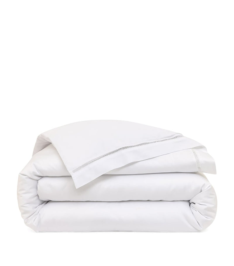 Yves Delorme Colisée Blanc duvet cover 220cm x 260cm (British brand)