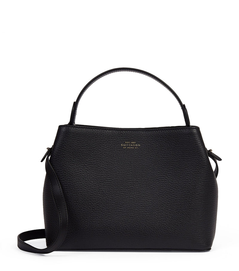 Soft Leather Organizer Pouch with Multiple Pockets, 19cm x 26cm x 3cm