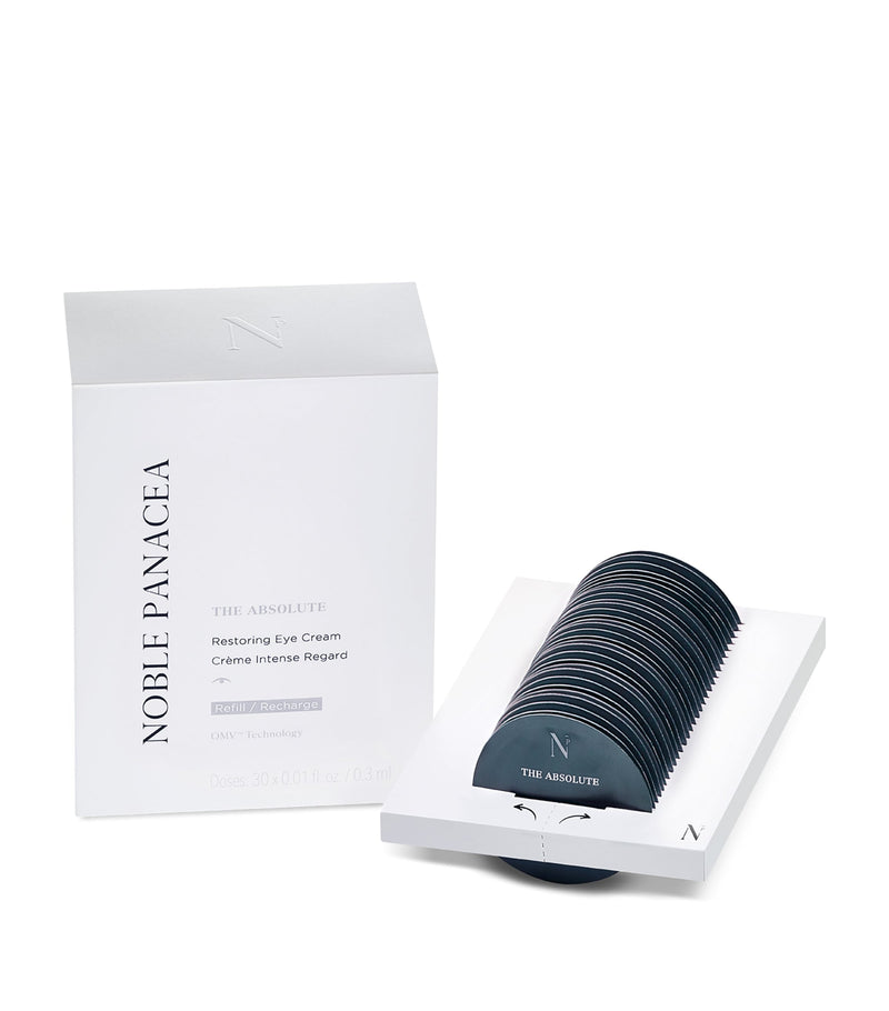 Noble Panacea The Absolute Restoring Eye Cream Refill 30 x 0.3ml, imported from the UK