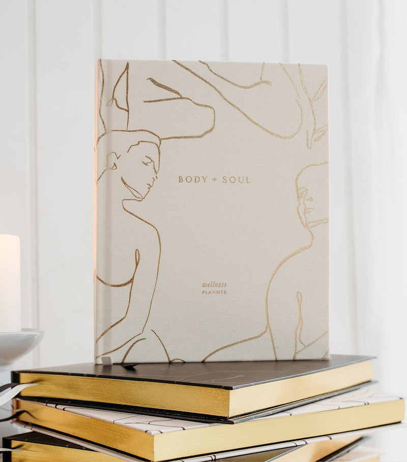 Blush and Gold Body + Soul Wellness Journal & Planner