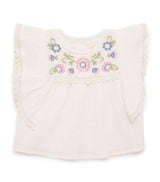 Louise Misha Cotton Embroidered Malya Blouse Children's Blouse 6-24 Months