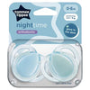 Tommee Tippee Night Soother 0-6m 2 pack (British brand)