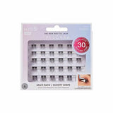 KISS Shorty Wispies Demi Wispy Press On False Eyelashes 30 Pack