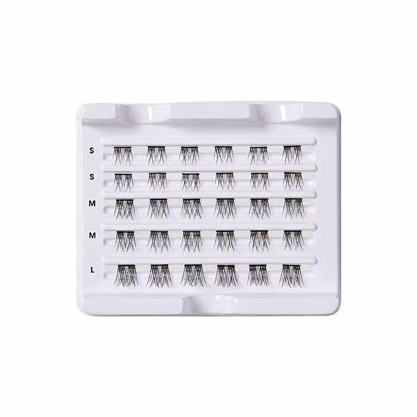 KISS Press On Lashes Shorty Wispies 30 Pack - British product