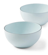 Set of 2 Hand-Glazed Celadon Porcelain Bowls