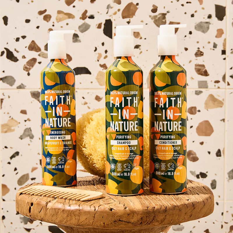 Faith In Nature Body Wash Grapefruit & Orange 500ml - British product