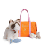 Harrods Cat In A Bag Toy Set (35cm)
