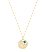 L'Atelier Nawbar Yellow Gold and Diamond Sacred Valley Pendant Necklace
