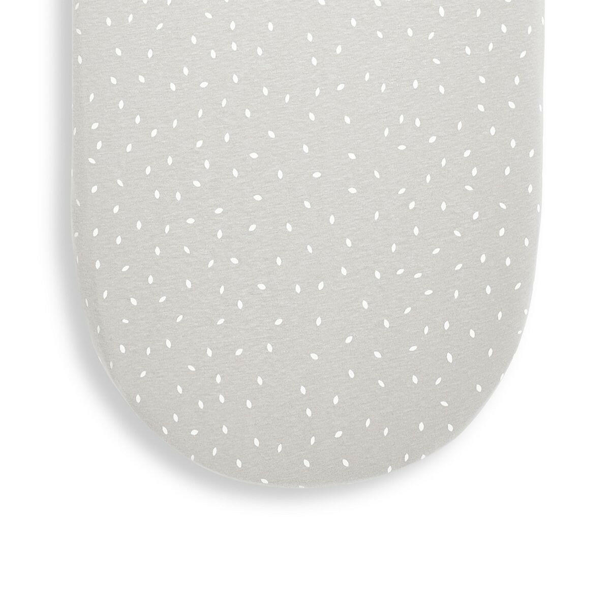 The Little Green Sheep Organic Moses Basket Fitted Sheet - Dove Rice GOODS Boots