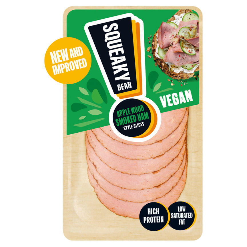 Squeaky Bean Applewood Smoked Ham Style Slices GOODS ASDA