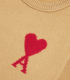 AMI Paris wool sweater with chest motif for children ages 4-12 years - British product