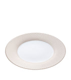 Christofle Malmaison Platinum Impériale porcelain underplate 31cm - British product