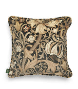 House Of Hackney Velvet Golden Lily Cushion 40cm x 40cm