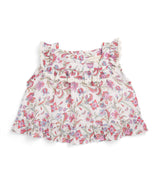 Louise Misha Cotton Floral Inessa Baby Top (6-24 Months)