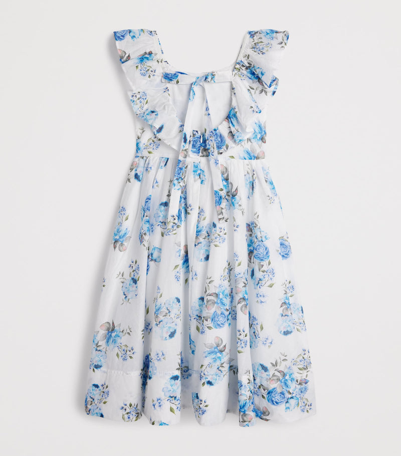 Petite Amalie floral ruffle dress girls 4-16, imported from the UK
